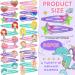 24 Pcs Mermaid Hair Clips - Starfish Snap Barrettes for Girls - Seashell Hair Pins - Mermaid Accessories for Toddlers and Little Girls - Mermaid Costume and Party Favors - Pink and Blue - Buy Online on GoSupps.com