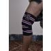 ARD Heavy Duty Knee Wraps for Cross Training Gym & Powerlifting - 1 Pair (Black & Pink) - Ideal for Weightlifting & Bodybuilding - Buy Online on GoSupps.com