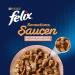 Felix Sensations Sauces Cat Food - Salmon & Shrimp Flavor - 26 Pack (85g) - Premium Wet Cat Food - 2.21kg - Buy Online on GoSupps.com