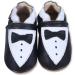 SHADOW DANCE UK Baby Shoes Toddler Shoes with Soft Sole Baby Boy Shoes - Baby Girl Shoes New Born Leather Kids Winter Booties 17 Bowtiebaby 12-18 Months