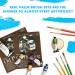 Princeton Real Value Series 9100 Paint Brush Set - Syn-Gold Taklon for Acrylic, Oil, and Watercolor Painting - 9 Piece Variety Pack - Buy Online on GoSupps.com