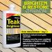 Star Brite Teak Kit - Marine Grade Cleaner & Brightener with Teak Oil Finish for Decks, Patio, Furniture, Boats & Wood - Renew, Refinish & Protect (081202) - Buy Online on GoSupps.com