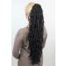 Voluminous Kinky Curly Ponytail Hairpiece - Long Braided Extensions in Black N838-1 | Shop Internationally - Buy Online on GoSupps.com