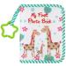 Toddmomy Baby Photo Album Soft Cloth Infant Photo Book Giraffe Family My First Photo Book First Year Memory Album Photo Collector for Newborns Toddlers Baby Shower