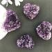 Natural Heart Shape Amethyst Quartz Crystal Cluster Geode Gemstone Specimen Collections Home Decor Valentine's Day Gift 2-3cm Rocks (Size : 3-4cm) - Buy Online on GoSupps.com