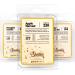 Shortie's Candle Company Fall Wax Melts Variety Pack - Pumpkin Souffle, Butter Pecan Pie, Apple Harvest - Formula 117-3 Highly Scented 3 Oz. Bars - Made with Natural Oils - Fall Warmer Wax Cubes Fall Variety Pack