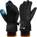 UJUJIA Winter Gloves for Women Men, Snow Gloves with Touchscreen Fingers SKI Gloves with Fleece Lining 3M Thinsulate Gloves Medium