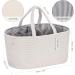 Hinwar Baby Diaper Caddy | Portable Newborn Organizer & Shopping Bag | Cotton Rope Basket for Diapers & Cloths | Perfect Infant Shower Gift (1 Pack) - International Shipping Available - Buy Online on GoSupps.com