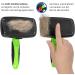 Golden Pets Self-Cleaning Dog & Cat Brush | Improved Version for Short to Long Hair | Fast Cleaning & Nursing Dish for Small to Large Animals - Buy Online on GoSupps.com