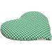 Flaxseed Heart Pillow 30x25cm - Green-White Heat & Grain Pillow - Perfect Charming Gift - Buy Online on GoSupps.com