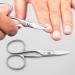 REMOS Left-Handed Stainless Steel INOX Nail Scissors (9.5cm) - Buy Online on GoSupps.com