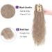 Premium 24 Sandy Blonde Ponytail Extension | Realistic Clip-in Wavy Hair Braid | International Shipping Available - Buy Online on GoSupps.com