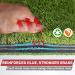 SAPLIZE Foldable Golf Hitting Mat - Portable Indoor/Outdoor Grass Practice Mat | Anti-Deformation Dual-Turf Design - Buy Online on GoSupps.com