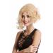 WIG ME UP - YZF-4361-26/144/613 wig ladies wig short shoulder length wildly curly asymmetrical middle parting blonde mix light