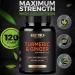 Turmeric Curcumin with BioPerine, Ginger, and Black Pepper - 120 Capsules, High Absorption Formula for Joint & Heart Health - Non-GMO, Gluten Free - Buy Online on GoSupps.com