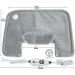Large Electric Weighted Heating Pad for Neck and Shoulders - 6 Heat Settings, Pain Relief, Washable - 22.8''x16.5'' Light Grey - Buy Online on GoSupps.com