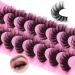 Calphdiar A-7 Fluffy 18mm Faux Mink False Eyelashes - C Curl, 8 Pairs - Buy Online on GoSupps.com