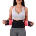 NeoHealth Light & Breathable Lower Back Brace | Lumbar Support & Waist Trimmer Belt for Posture Recovery, Pain Relief & Exercise | Pink XL - Buy Online on GoSupps.com