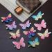 Mesmeriser Realistic Butterfly Clips Pack of 10 5 Assorted Matte Coloured Hair Clips for Girls Cute Duckbill Slides in Box Packaging for Easy Storage - Buy Online on GoSupps.com