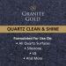 Granite Gold Quartz Clean & Shine - Streak-Free Cleaner for Quartz Surfaces | 64oz + 2x24oz (Pack of 3) - Polishes & Deep Cleans Silestone LG & More - Buy Online on GoSupps.com