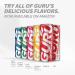 Guru Organic Energy Drink - Lite - Revitalize Your Day with GURU Plant Based Lite Energy Drink - Recharge and Stay Focused - Healthy Ingredients - Low Calories - Natural Caffeine - 250 ml (Pack of 24) - Buy Online on GoSupps.com