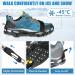 Ice Cleats for Shoes and Boots - 24 Steel Ice Snow Grippers with Adjustable Straps - Anti Slip Crampons for Men, Women, and Kids - Medium Size - Walk Traction Cleats for Walking on Snow and Ice - Buy Online on GoSupps.com