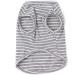 Cute Striped Pet Sweater for Small Dogs - Heroic Design in Pink Red Blue & Gray | Lightweight Fashion for Puppies (1.2-9.0 kg) - Buy Online on GoSupps.com