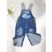 KIDSCOOL SPACE Baby & Little Girls Flower Embroidered Denim Overalls, Blue, 2-3 Years - 4089 - Buy Online on GoSupps.com