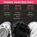 Debra Weitzner Non-Slip Diabetic Crew Socks 3-Pack - Loose Fit for Men & Women - Crew Grey with Grips (Size 13-15) - Buy Online on GoSupps.com