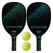 Franklin Sports Pickleball Paddle and Ball Set - Wooden Pickleball Rackets + Pickleballs - Activator - USA Pickleball (USAPA) Approved