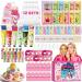 121Pcs Spa Party Supplies Set - 12 Complete Spa Kits with Face/Lip/Eye/Hand/Foot Care Party Favors for Sleepovers Birthdays Slumber Party & Relaxation All Skin Types Safe