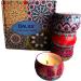 Dalax Large Size Scented Candles Gift Set - Natural Soy Wax Aromatherapy Candles for Women | Stress Relief & Portable Travel Tin | 8% Essential Oils - Buy Online on GoSupps.com