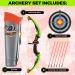 Light Up Green Bow and Arrow Set for Kids | Includes 6 Suction Cup Arrows, Target & Quiver | Ages 3-12 - Buy Online on GoSupps.com