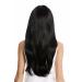 WIG ME UP GF-W2274-1 Jet Black Long Straight Ladies Wig with Sexy Bangs - Shop Now for International Shipping - Buy Online on GoSupps.com