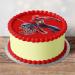 Spiderman Themed Personalised Happy Birthday PRECUT Cake Topper 8 Inch Round Edible Icing Sheet Birthday Cake Decoration - Buy Online on GoSupps.com
