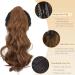 Shop 45cm Gairyan Auburn Ponytail Extensions | Clip-In Curly & Wavy Synthetic Hair for Women - Buy Online on GoSupps.com