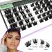 Cluster Eyelash Extensions 3D Flat - DIY Mink Lash Clusters (D Curly 9-18mm) for Self Application | Befacl - Buy Online on GoSupps.com