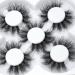 Fluffy Mink Eyelashes Wispy 18mm Natural Lashes Dramatic 5D Thick Faux Mink Eye Lashes Pack FANXITON 5 Pairs Strip Volume False Eyelashes Multipack