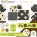 Set of 6 Reusable Beeswax Food Wraps - Organic Wax Wrap for Bread, Sandwich, Bowls - Beeswax Paper - 6-pack (Black & White) - Buy Online on GoSupps.com