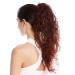 Wig Me Up-237-V-4T350 Hair Part braid ponytail lured curls lured lure afro rasta brown red set 50 cm long brown-red mix (4T350)