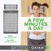 Gaiam Acupressure Mat & Pillow Set | Acupuncture Massage for Sciatic Pain Muscle Tension Fibromyalgia Relief Neck & Back Pain Migraines & Insomnia - Buy Online on GoSupps.com