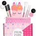 Prim and Pure Mineral Gift Set with Unicorn Mirror| Perfect for Play Dates & Birthday Parties | Kids Eyeshadow Makeup Mineral | Organic & Natural Makeup Kit for Kids| Made in USA (Pink)