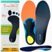 Workhorse! Thin Insoles Arch Support & Heel Stability Inserts Designed by Business Feet for Minimal Crowding in Dress Shoes & Casual Shoes Foot Pain Relief - Size M/S (Mens 6.5-10.5 Womens 6-11.5) M/S (M 6.5-10.5 W 6-11.5 )