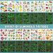 Glow Kids Tattoos 600+ Mix Styles - Luminous Temporary Stickers for Boys & Girls | 56 Sheets Fake Tattoos for Birthday Party Decorations - Buy Online on GoSupps.com
