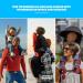 MiniMeis G4 Baby Shoulder Carrier - Foldable Child Carrier with Back Support - Up to 18 kg in Blue/Black - International Shipping Available - Buy Online on GoSupps.com