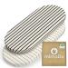 Mimadu Bio Mattresse stroller fitted bed sheet stroller mattress cover replacement reference bay wagons cover bed sheet strollers 100% GOTS organic cotton 70x35 70x37 75x35 (Boho) Boho fertilizer sheet 35x75 cm