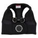 Puppia dog harness for small and medium -sized dogs - soft vest in many colors - also used as a puppy dishes -Atani train harness for dogs black l l black