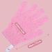 Fine Lines Pink Exfoliating Shower Gloves - Dead Skin Remover & Body Scrub Mitt - Buy Online on GoSupps.com