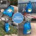 WaterSeals Cinch Locking Backpack | Waterproof Drawstring Bag with Anti-Theft Lock | Black - Buy Online on GoSupps.com