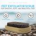 Pumice Stone for Feet with Suction Cups - Exfoliate, Massage, and Clean Feet Easily in Shower - Foot Care for Men & Women - Buy Online on GoSupps.com